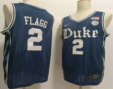 Men's Duke Blue Devils #2 Cooper Flagg  Alternate College Basketball Jersey