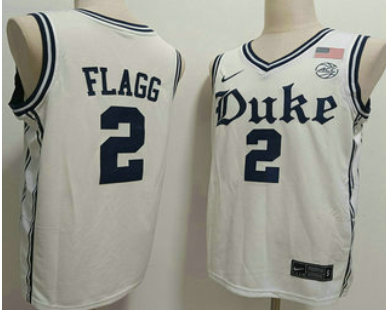 Men's Duke Blue Devils #2 Cooper Flagg  Alternate College Basketball Jersey