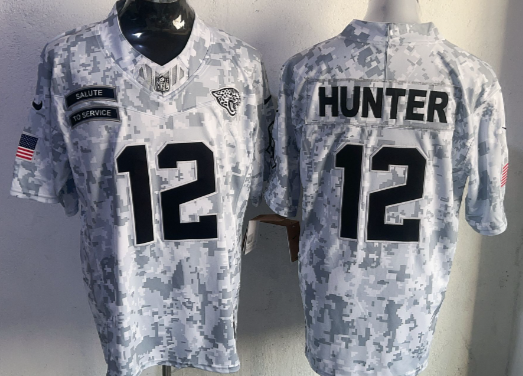 Men's Jacksonville Jaguars #12 Travis Hunter  Limited Football Stitched Jersey