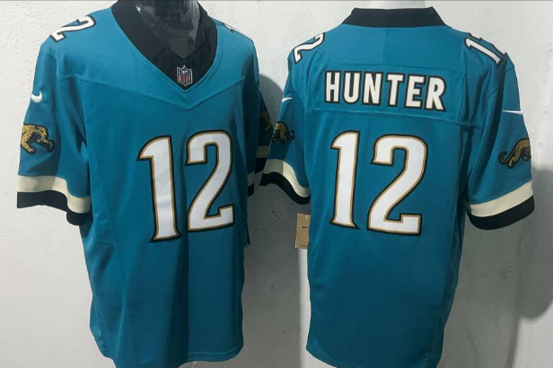Men's Jacksonville Jaguars #12 Travis Hunter  Limited Football Stitched Jersey