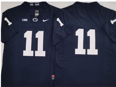 Men's Penn State Nittany Lions #11 Abdul Carter   No Name Stitched Jersey