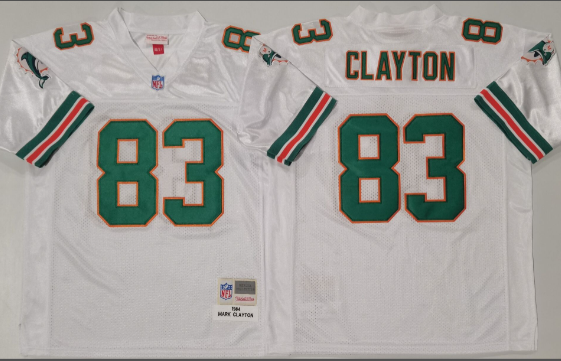 MIAMI DOLPHINS MARK Clayton #83  stitched jersey