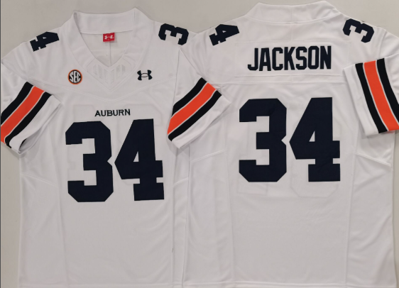 Men's Auburn Tigers #34 Bo Jackson   Stitched Jersey
