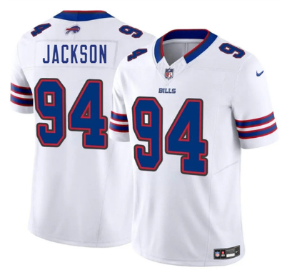 Men's Buffalo Bills #94 Maxwell Hairston White 2025 Draft F.U.S.E. Vapor Untouchable Limited Football Stitched Jersey