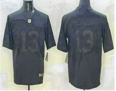 Men's Las Vegas Raiders #13 Hunter Renfrow Balck Vapor Untouchable Stitched Jersey