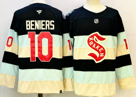 NHL Men's   Seattle Kraken Matty Beniers #10 Replica Jersey