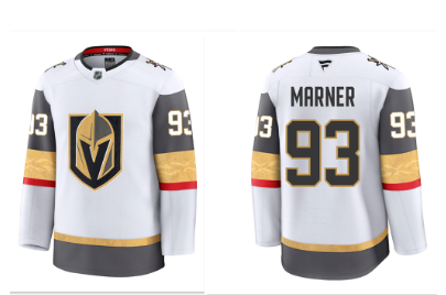 Men's Vegas Golden Knights #93 Mitchell Marner White 2024-25 Home Stitched Hockey Jersey