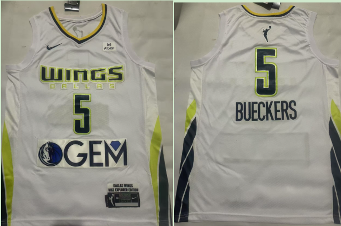 Men's Nike Paige Bueckers  Dallas Wings 2025 WNBA sitched Jersey