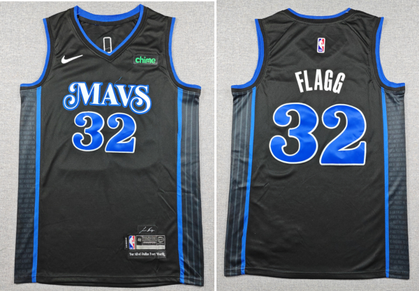 Men Dallas Mavericks Cooper Flagg Jordan  stitched Jersey