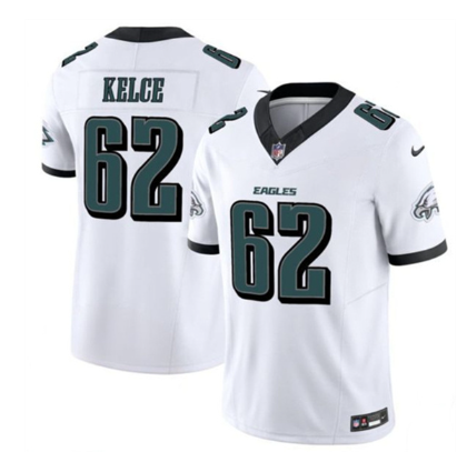 Men's Philadelphia Eagles #62 Jason Kelce  2024 F.U.S.E. Vapor Untouchable Limited Football Stitched Jersey