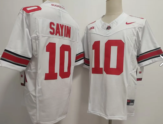 Ohio State Buckeyes Nike men's #10 Julian Sayin Stitched Jersey