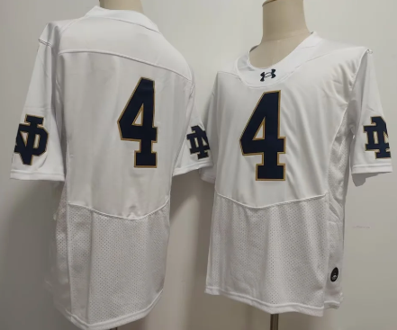 Men's Notre Dame Fighting Irish #4 Jeremiyah Love   Stitched Jersey