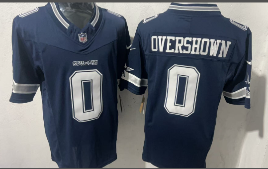 Men's Dallas Cowboys #0 DeMarvion Overshown   Stitched Football Jersey