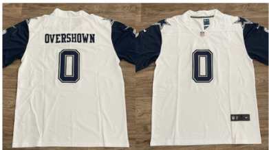 Men's Dallas Cowboys #0 DeMarvion Overshown   Stitched Football Jersey