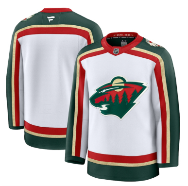 Men's Minnesota Wild Blank White 2025 25th Anniversary Stitched Hockey Jersey Men's Minnesota Wild Blank White 2025 25th Anniversary Stitched Hockey Jersey