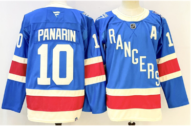 Men's New York Rangers #10 Artemi Panarin Blue 2025 With A Patch Stitched Hockey Jersey Men's New York Rangers #10 Artemi Panarin Blue 2025 With A Patch Stitched Hockey Jersey