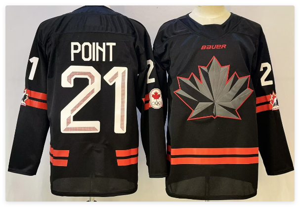 Men's Canada Hockey #21 Brayden Point Black Stitched Jersey Men's Canada Hockey #21 Brayden Point Black Stitched Jersey