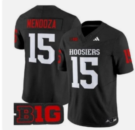 mens Indiana Hoosiers Black #15 MENDOZA jerseys mens Indiana Hoosiers Black #15 MENDOZA jerseys