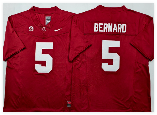 men's Alabama Crimson Tide #5 BERNARD jersey men's Alabama Crimson Tide #5 BERNARD jersey
