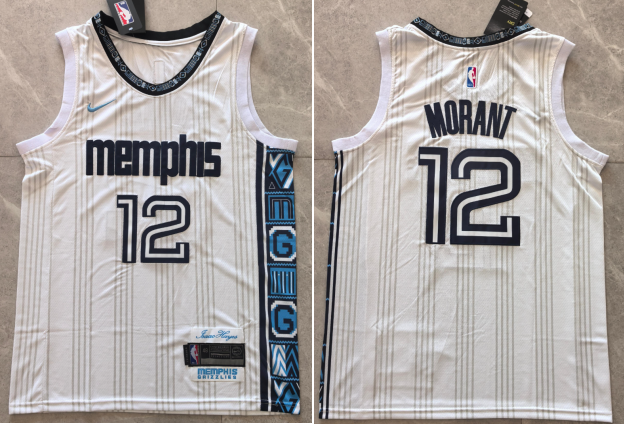 Nike men 2025-26 City Edition Memphis Grizzlies Ja Morant stitched jersey