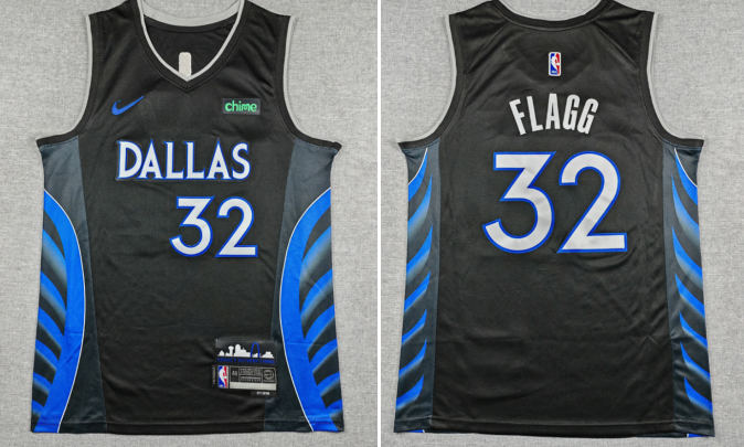 DALLAS MAVERICKS NIKE OUTERSTUFF 2025-26 CITY EDITION YOUTH COOPER FLAGG SWINGMAN JERSEY