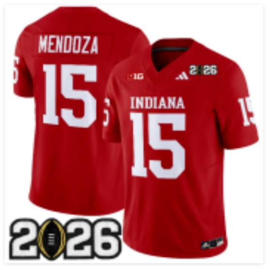Men's Fernando Mendoza 15# Indiana Hoosiers Jersey