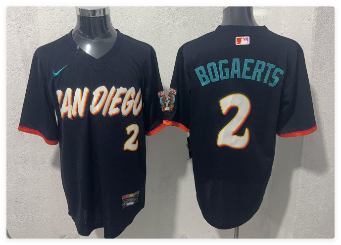 Men's San Diego Padres #2 Xander Bogaerts 2026 City Connect Stadium Jersey Men's San Diego Padres #2 Xander Bogaerts 2026 City Connect Stadium Jersey