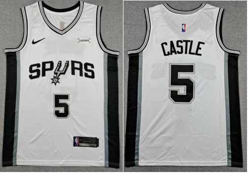 Men's San Antonio Spurs Men's Nike Stephon Castle stitched jersey