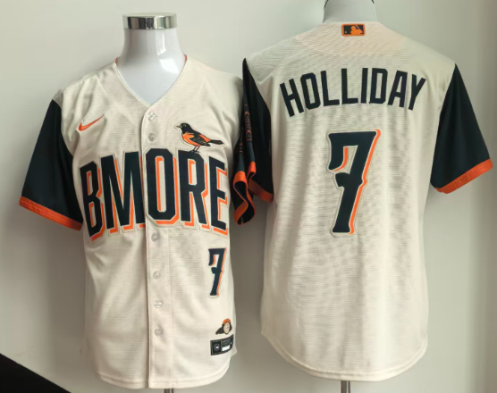Jackson Holliday 7 Baltimore Orioles 2026 City Connect Jersey - Men