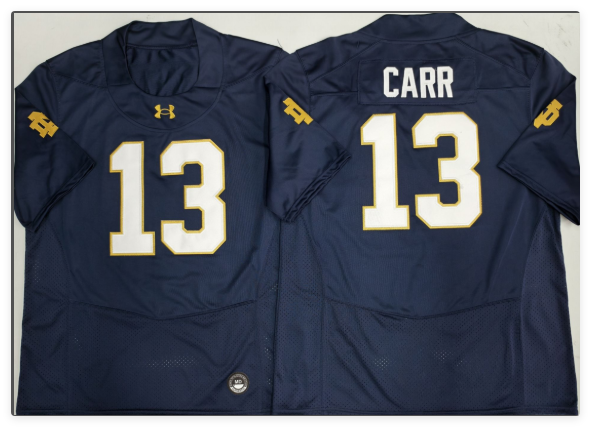Norte Dame Fighting Irish Blue #13 LEONARD men jersey