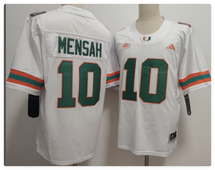 men's 10 Darian Mensah stitched jerseys