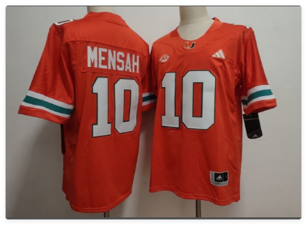 10 Darian Mensah stitched jersey