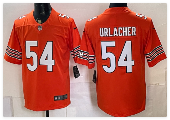 Nike Chicago Bears 54 Brian Urlacher Limited Orange NFL Jerseys