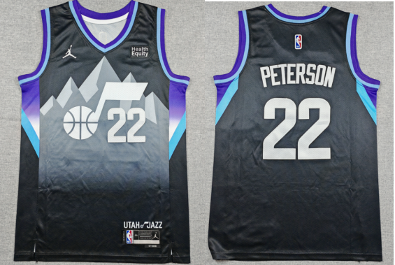 Jordan Adult Utah Jazz Darryn Peterson 2026 NBA men's stitched jersey