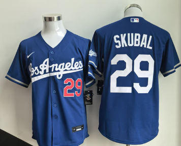 Men's Los Angeles Dodgers #29 Tarik Skubal Royal 2026 Cool Base Stitched Baseball Jersey