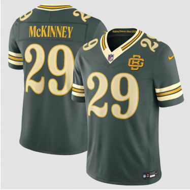 Men's Green Bay Packers #29 Xavier McKinney Dark Green 2026 F.U.S.E. Rivalries Collection Limited Football Stitched Jersey