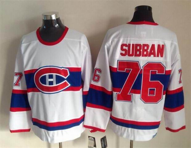 Reebok Montreal Canadiens 76 PK Subban White nhl ice hockey  jersey