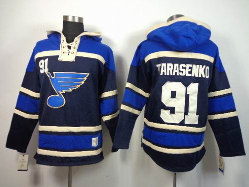 Reebok St. Louis Blues #91 Vladimir Tarasenko NHL hooded sweatshirt