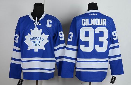 Reebok Toronto Maple Leafs GILMOUR 93 NHL blue Jerseys