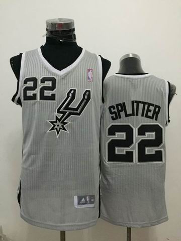 San Antonio Spurs 22 Tiago Splitter gray Adidas men nba basketball jerseys