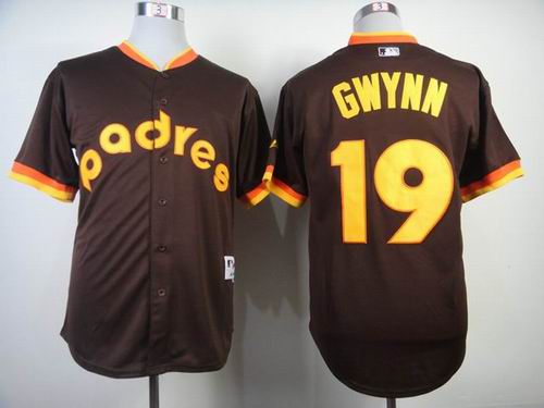 San Diego Padres 19 Tony Gwynn  Coffee MLB jersey