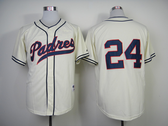 San Diego Padres 24 Authentic Cameron Maybin 1948 Turn Back The Clock Jersey