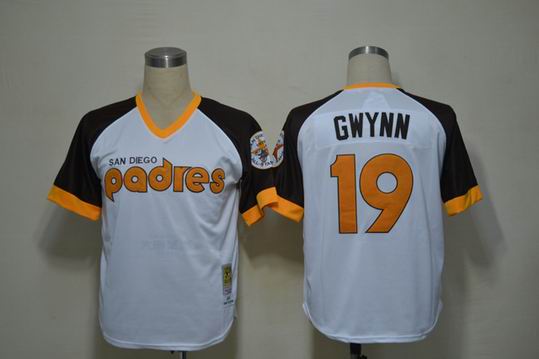 San Diego Padres GWYNN 19 white mlb jerseys