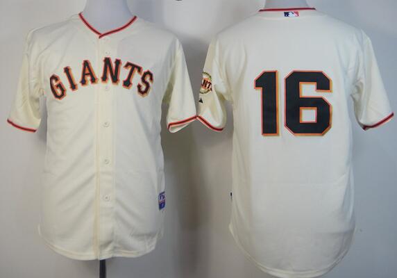 San Francisco Giants 16 Angel Pagan beige men mlb Baseball Jersey