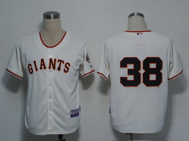 San Francisco Giants 38 Wilson Cream men mlb Baseball Jersey