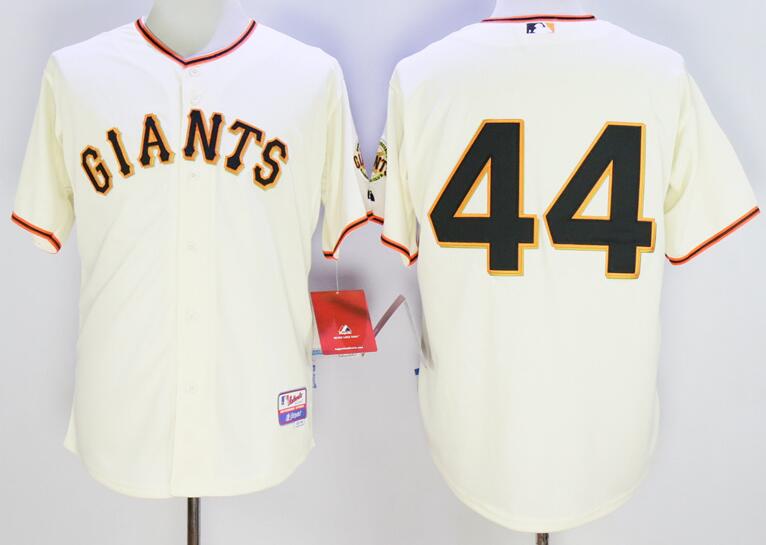 San Francisco Giants 44 Willie McCovey beige men mlb baseball jerseys