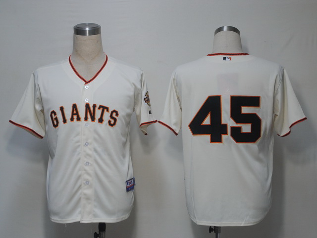 San Francisco Giants 45 Runzler Cream men mlb Baseball Jersey