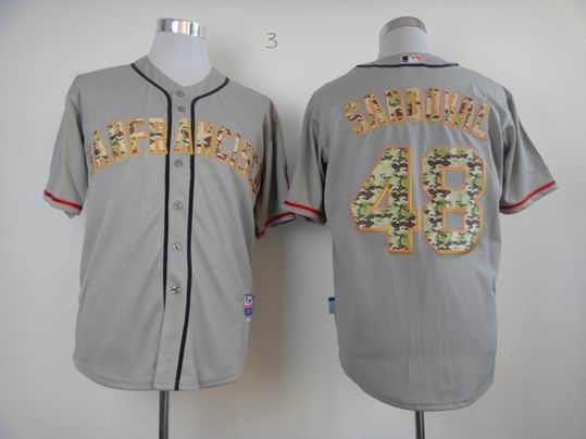 San Francisco Giants 48 Sandova gray camo men mlb jerseys