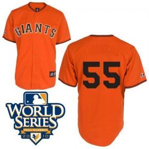 San Francisco Giants 55 LINCECUM orange MLB Jerseys Kids