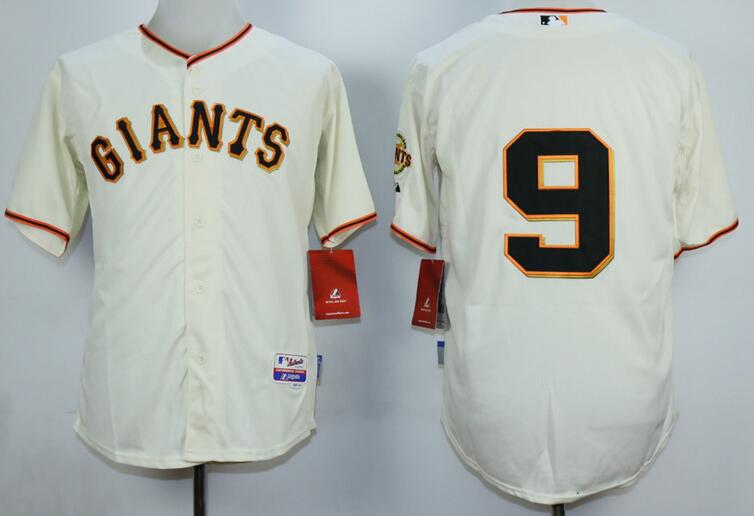 San Francisco Giants 9 Matt Williams beige men mlb baseball jerseys